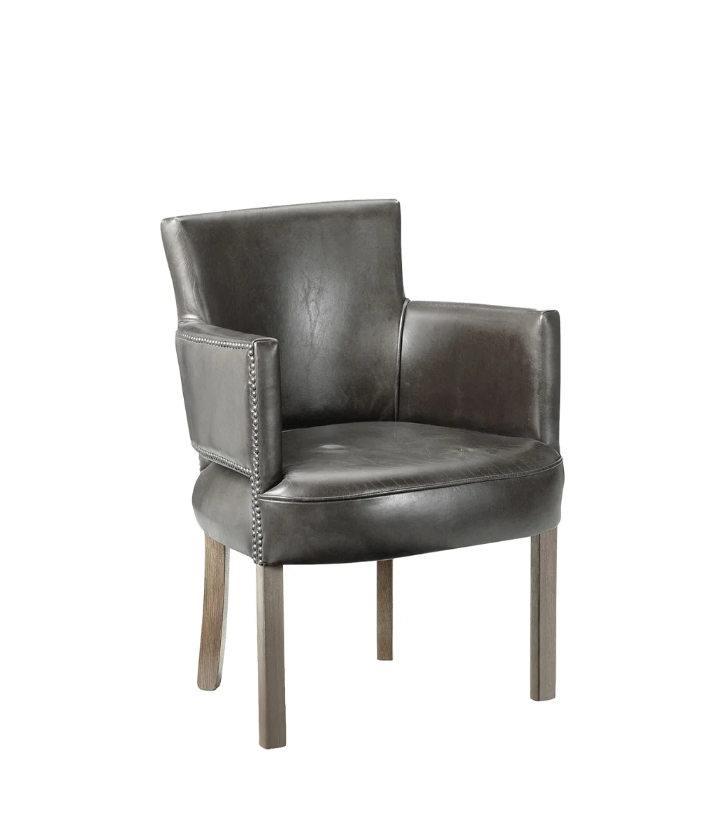 NEWARK Leather dining chair