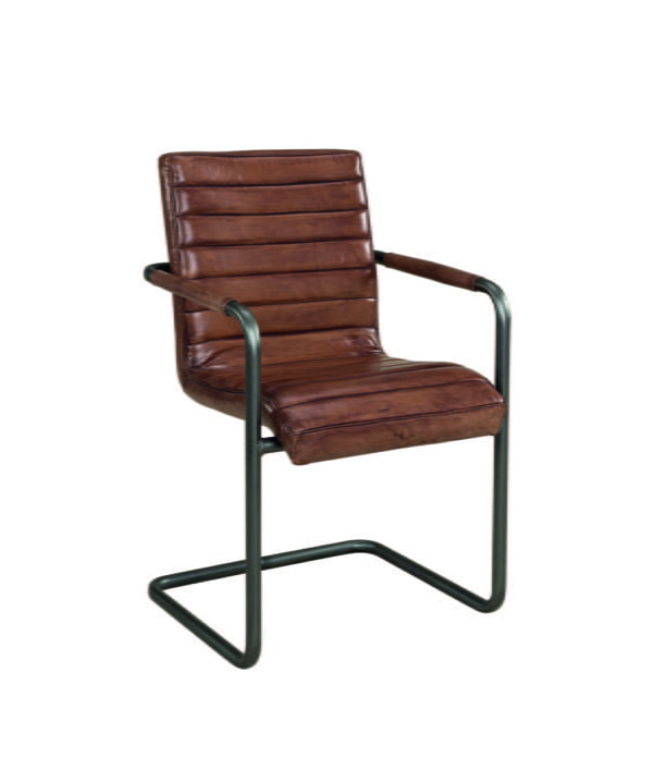 SABINA Leather dining chair