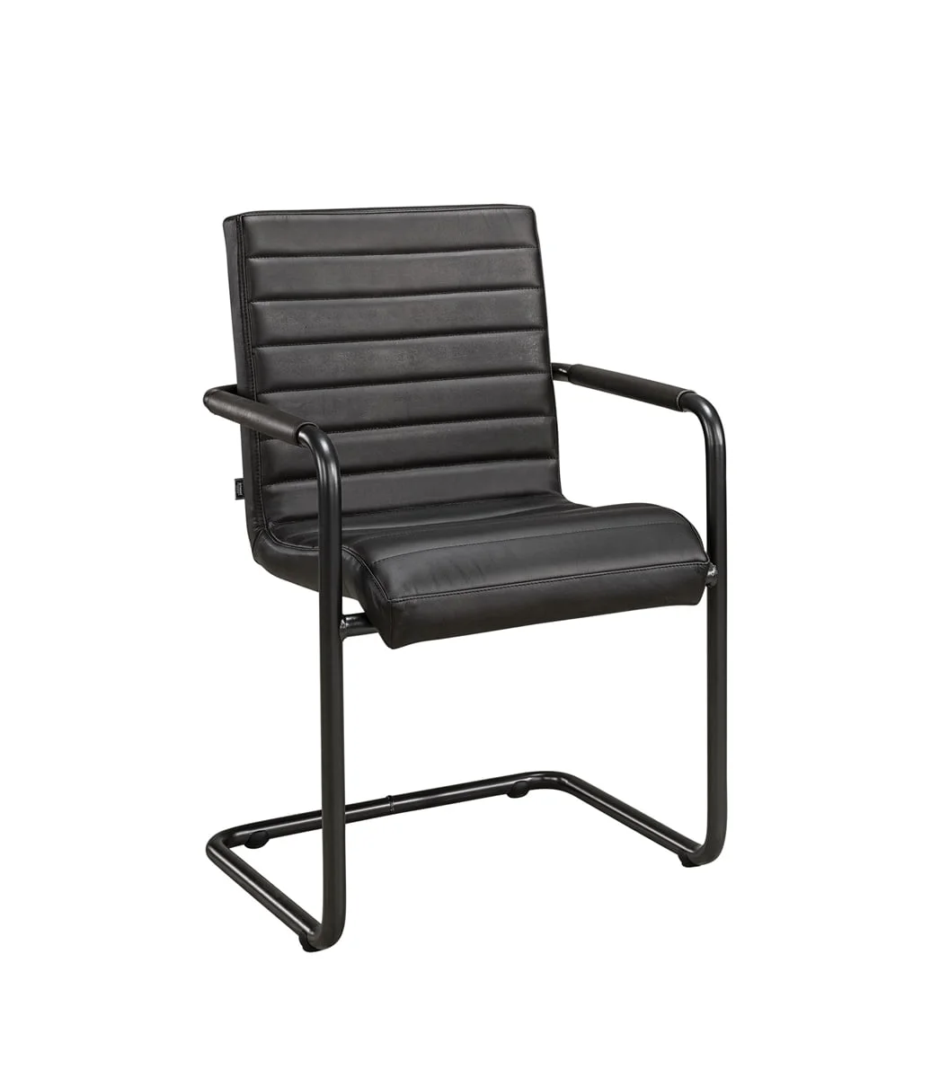 SABINA Leather dining chair