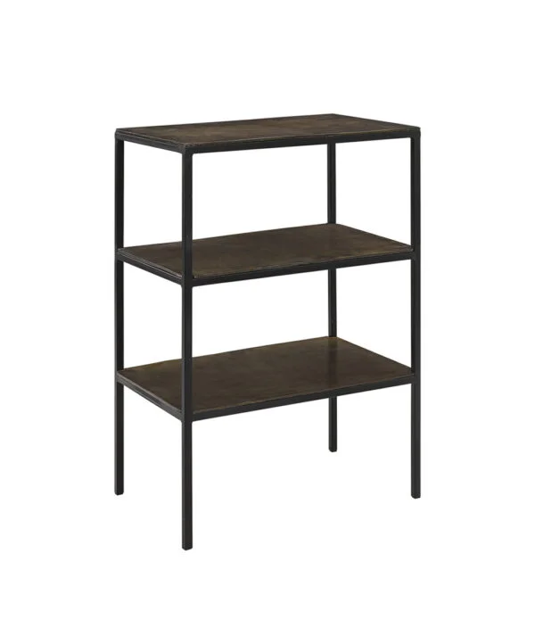 MILLE side table with shelves