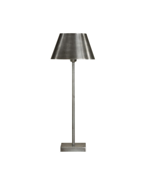 PEWTER Table lamp 54cm