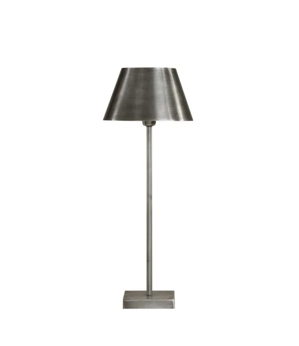 PEWTER Table lamp 54cm
