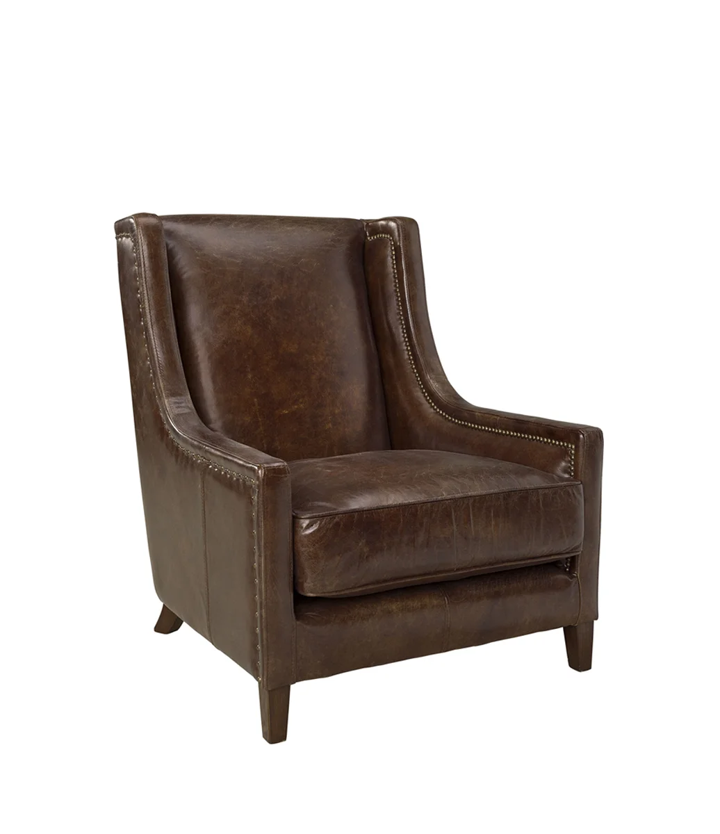 AW44 leather armchair