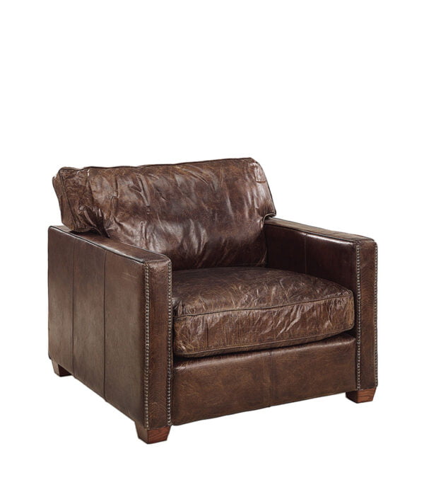 VISCOUNT leather armchair