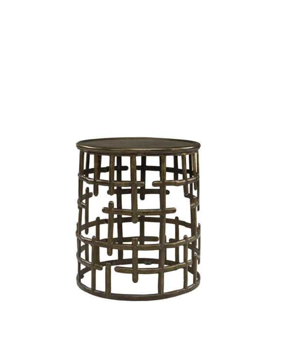 FRANCO round metal side table