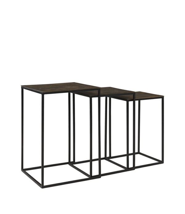 Nova 3-pack metal side tables