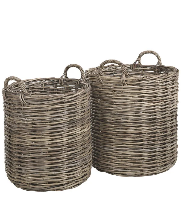 ROUND BASKET 2-pack korgar