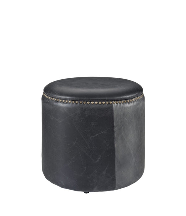 NICE ottoman in leather