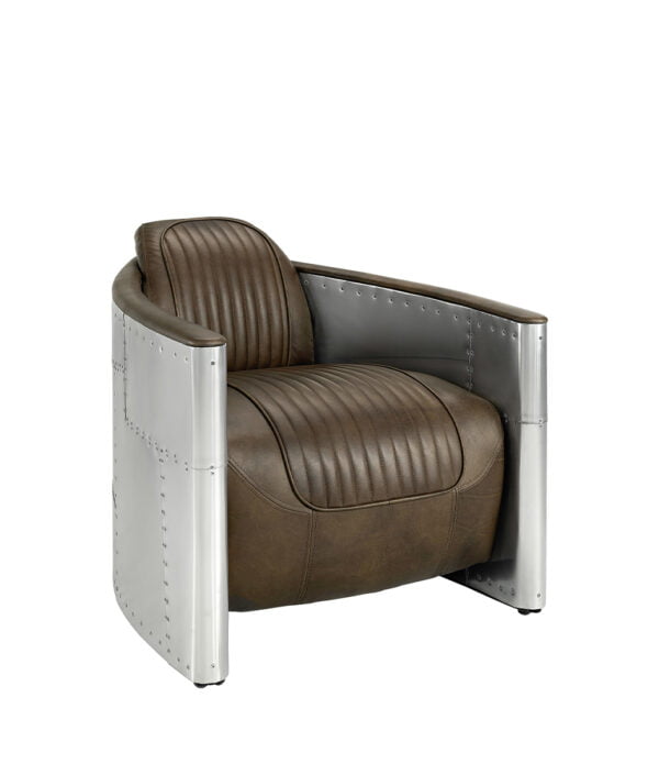 TOMCAT AVIATOR leather armchair
