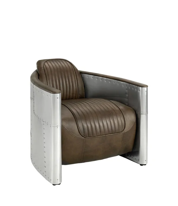 TOMCAT AVIATOR leather armchair