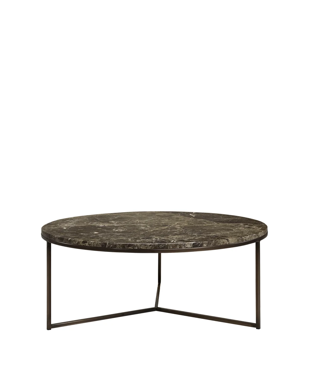 CEDES MARBLE soffbord Ø100cm