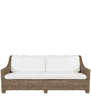 MADISON 3-seater rattan sofa