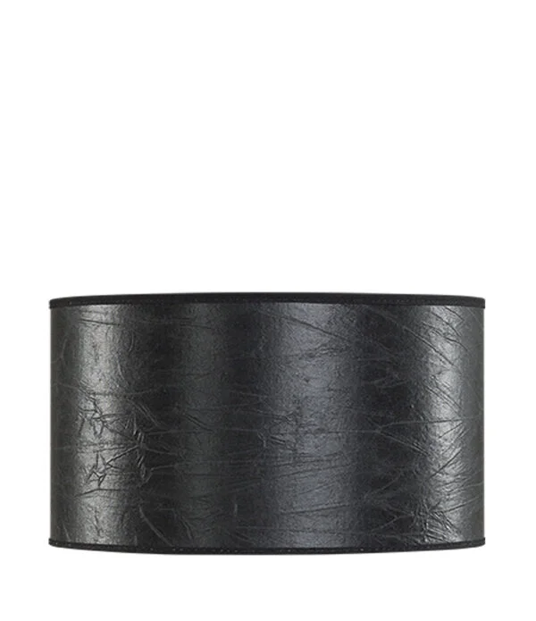 SHADE CYLINDER LEATHER BLACK