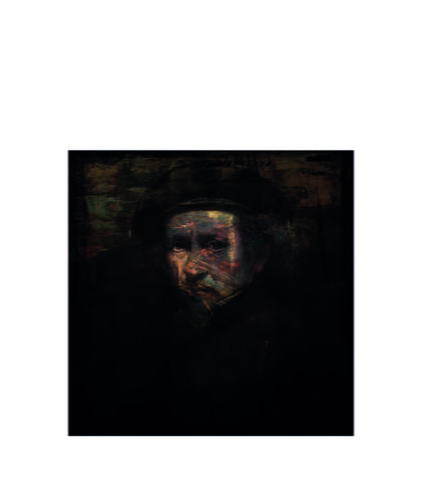 OLD REMBRANDT BLACK painting
