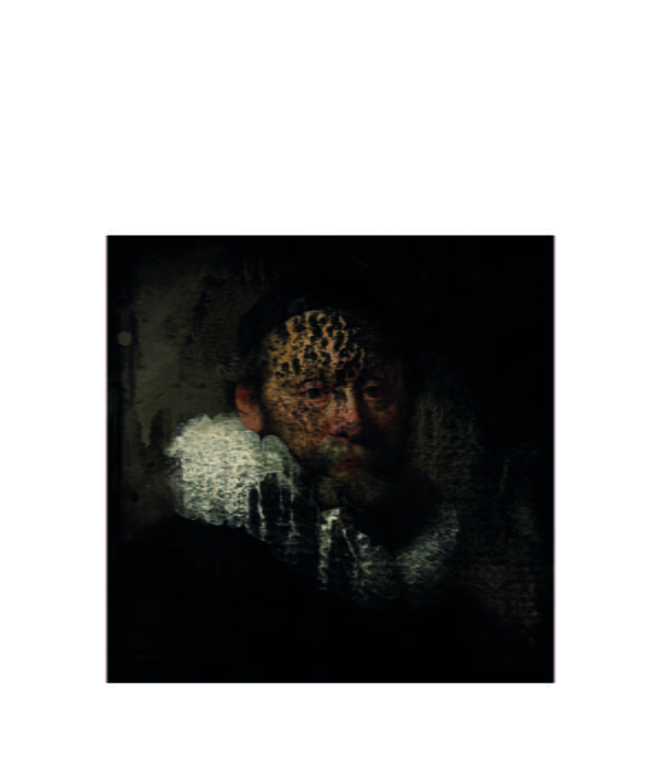 OLD REMBRANDT WHITE tavla