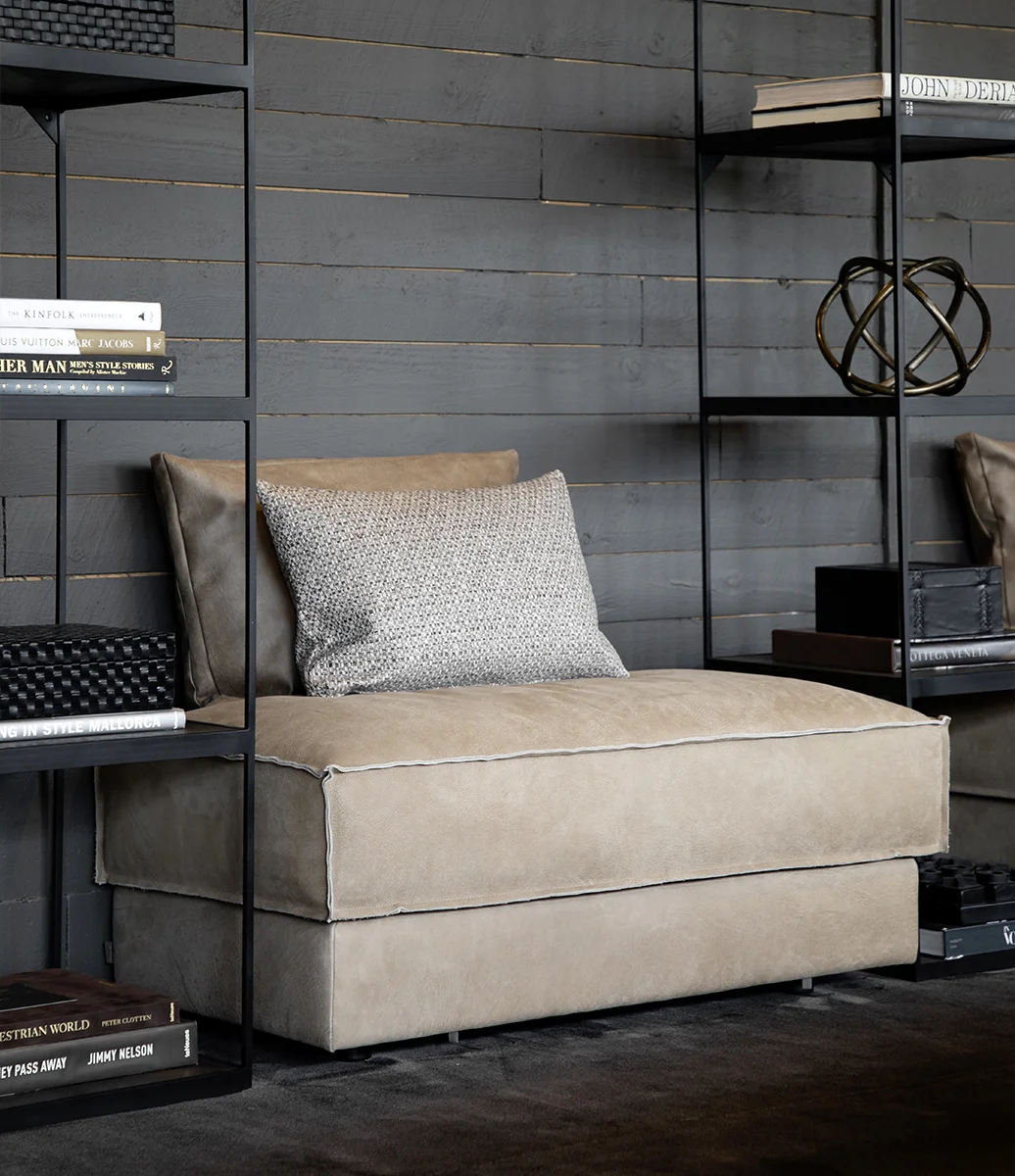 MONTANA fotpall i läder