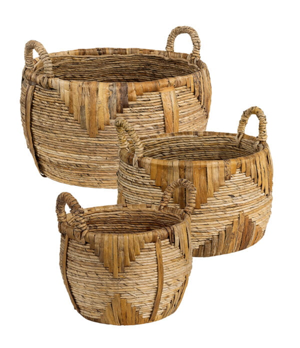 CESTO 3-pack runda korgar
