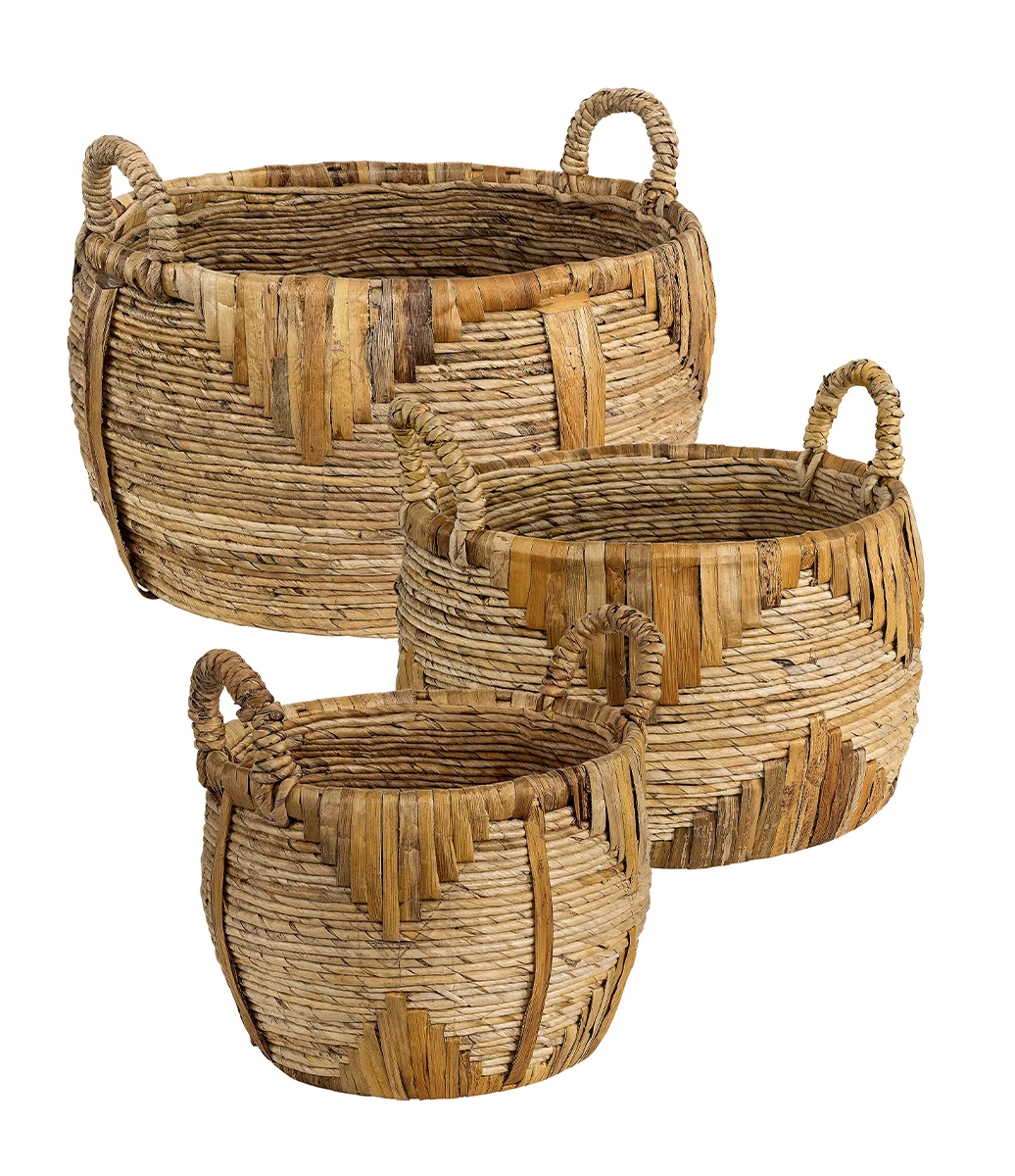 CESTO 3-pack round baskets