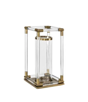 BALTIMORE lantern in metal and plexi