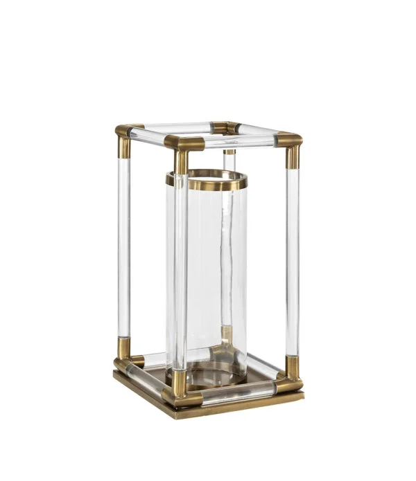 BALTIMORE lantern in metal and plexi