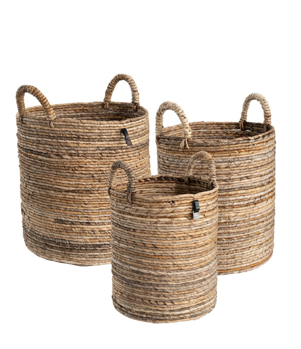 CESTO 3-pack round baskets