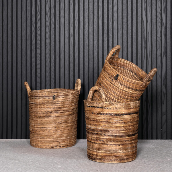 CESTO 3-pack round baskets