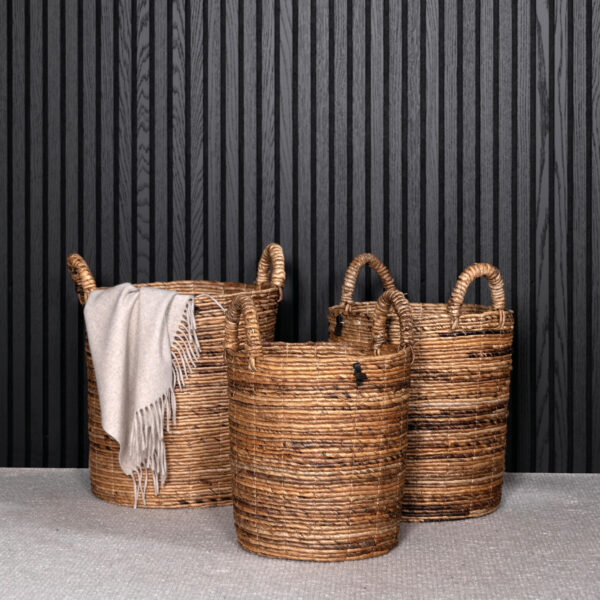 CESTO 3-pack round baskets