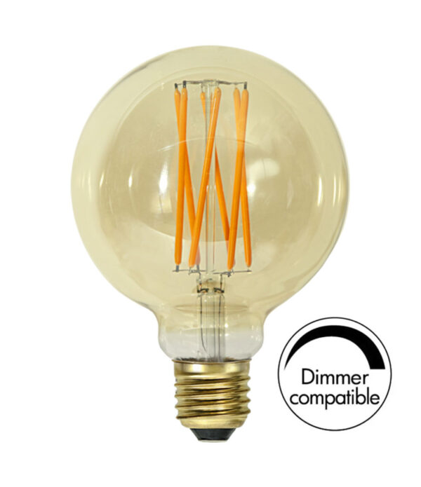 Lightsource globe vintage gold