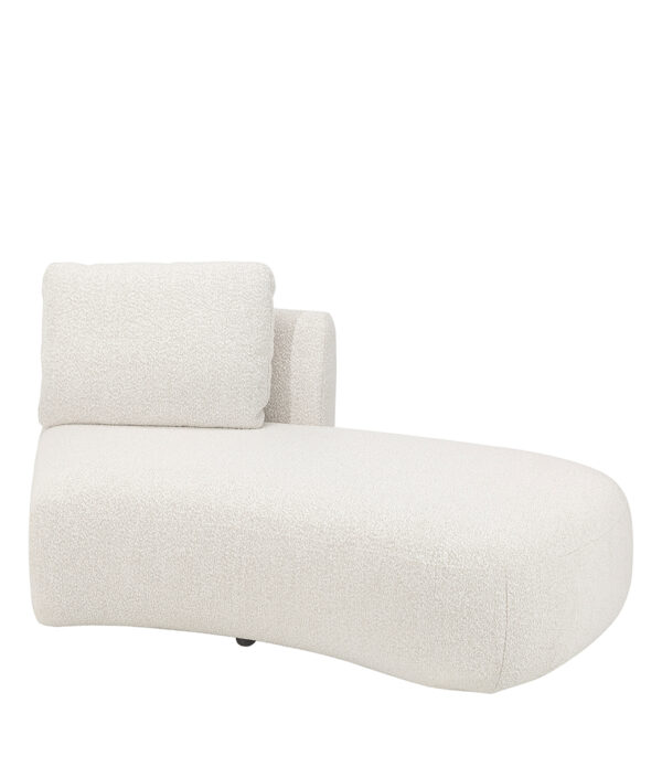 DIXON schäslong höger Bouclé Cream
