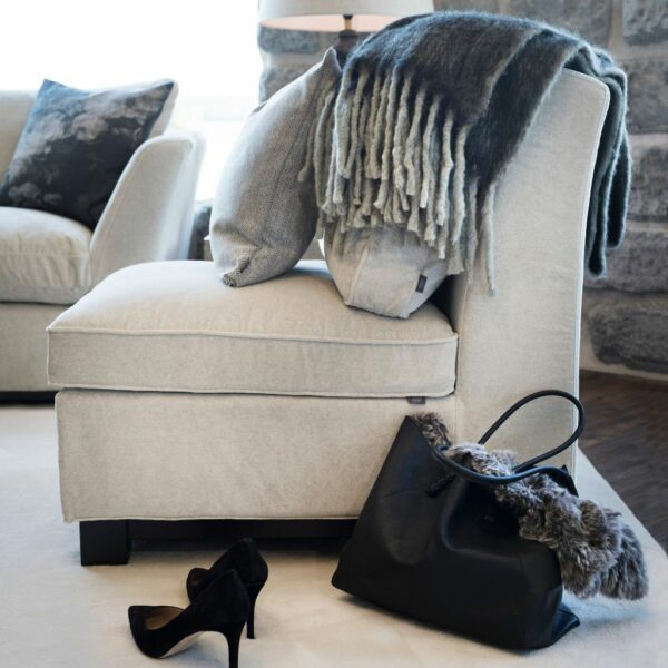 Town fabric armchair