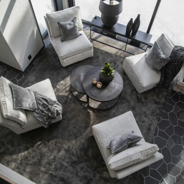 Town fabric armchair