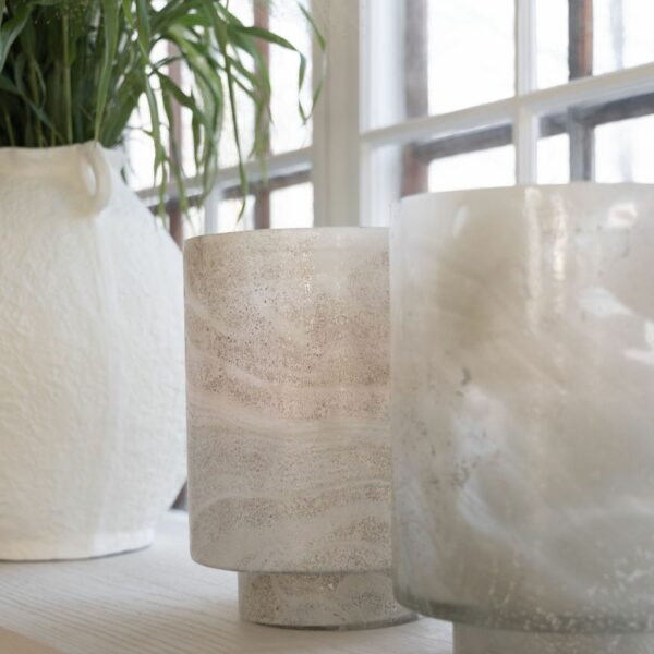 Reef Lantern in glass (L)