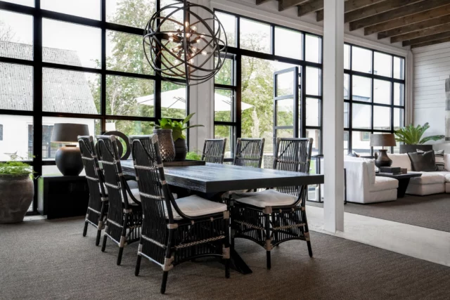 Dining spaces that blur the line between indoors and outdoors. With natural materials, timeless design, and generous daylight – this is modern living at its finest.
.
.
#artwood1969 #differentwaysofliving #interiordesign #dininginspiration #outdoorliving #modernrustic #rattanchairs #scandinavianstyle #homedecorinspo #naturalinterior
